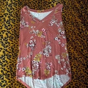 Floral tank top